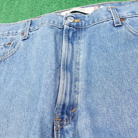 VINTAGE LEVI'S 517 BOOT CUT USA MADE DENIM BLUE JEANS MENS SZ 40X32 (39X32) - Picture 3 of 11